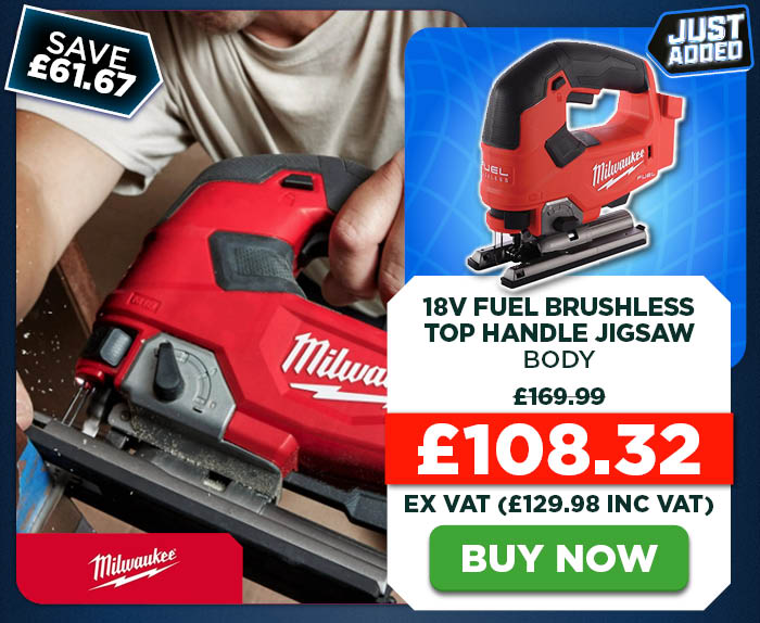 Milwaukee M18 FJS-0 18V FUEL Brushless Top Handle Jigsaw - Body