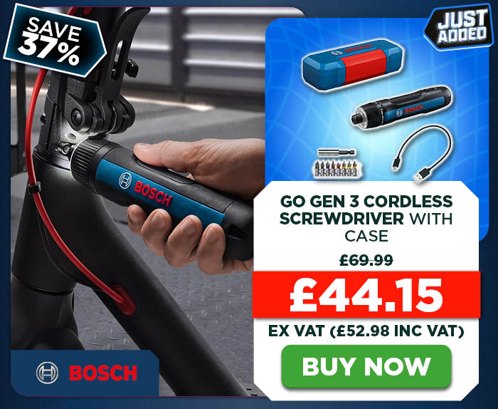 Bosch GO Gen 3 Cordless Screwdriver with Case
