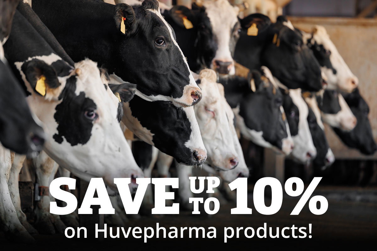 Save up to 10% n Huvepharma products