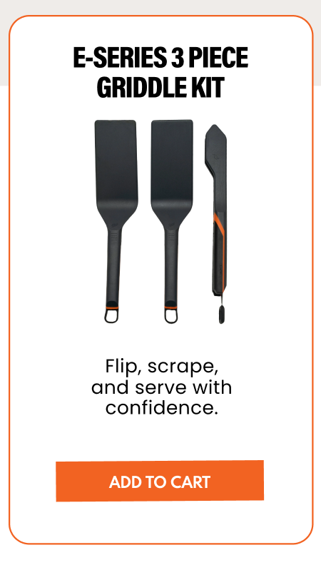 E-SERIES 3 PIECE GRIDDLE KIT