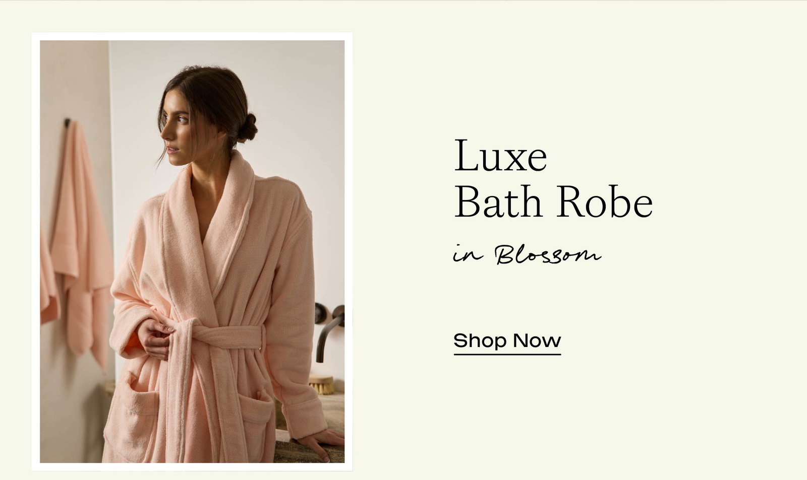 Luxe Bath Robe Shop Now