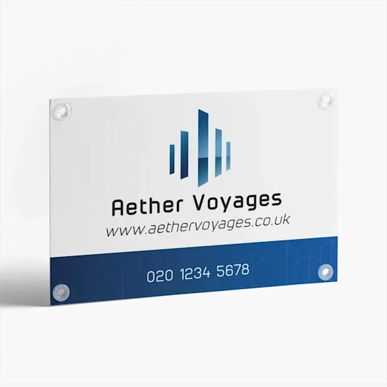 Corrugated Plastic Signs