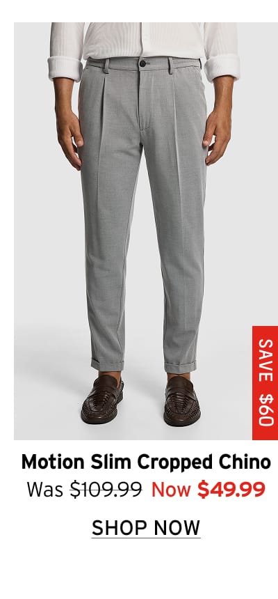 Motion Slim Cropped Chino