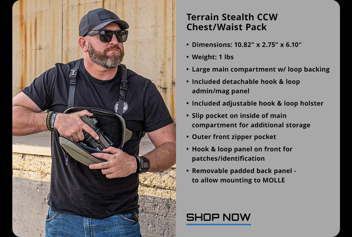 LAPG Terrain Stealth CCW Chest/Waist Pack