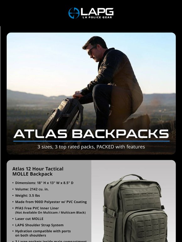 Product Spotlight: Atlas Backpacks