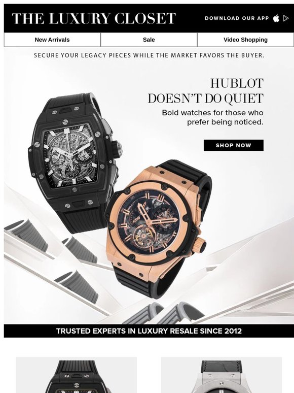 Hublot Doesn’t Do Quiet