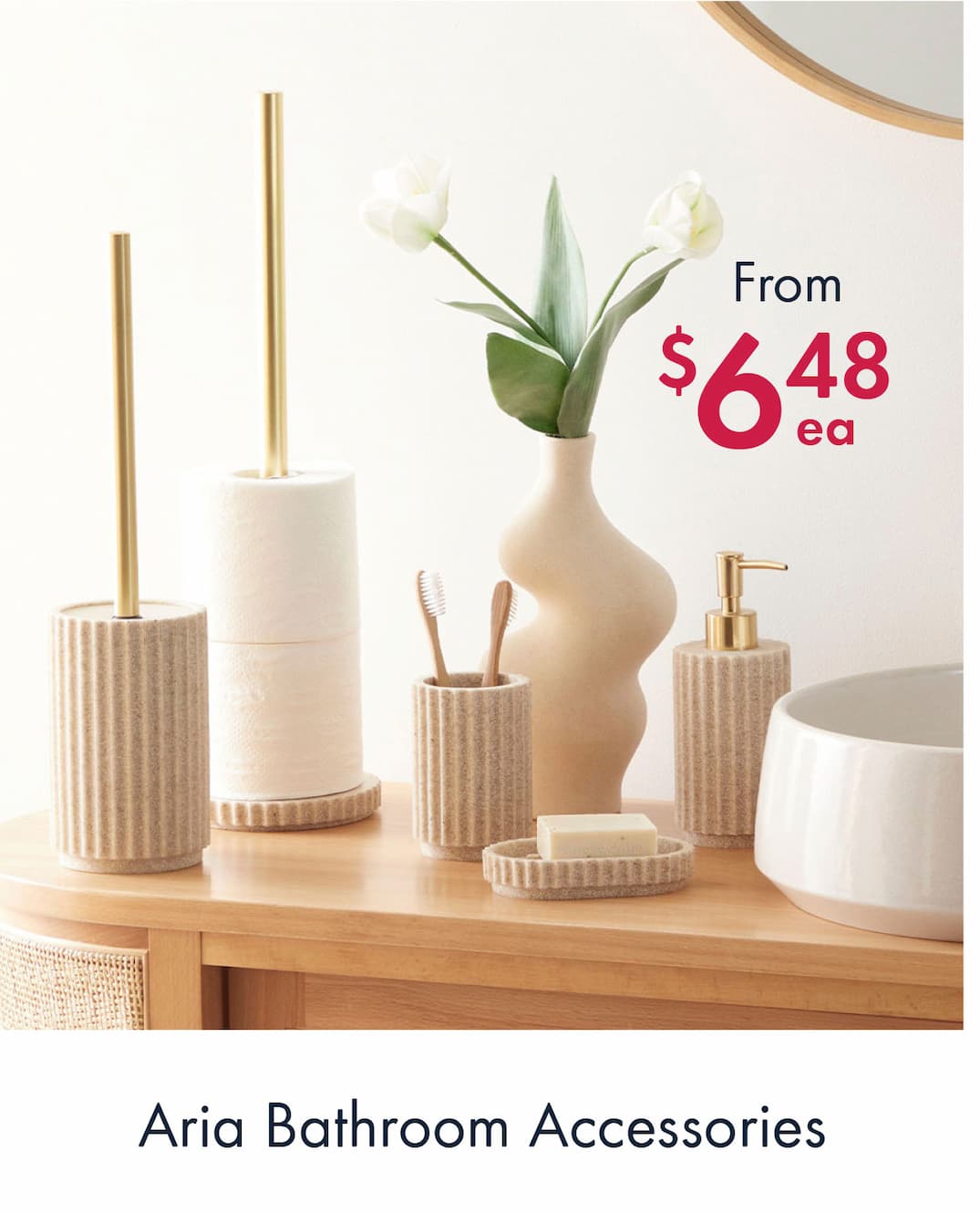 Aria Bathroom Accessories