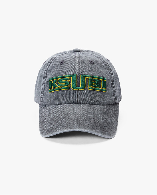 AUS DAD CAP WASHED BLACK