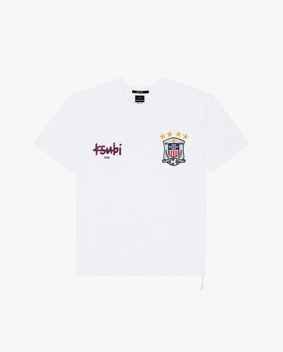 USA EKCESS SS TEE TRU WHITE