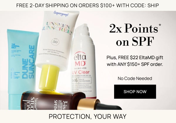 2x Points on SPF
