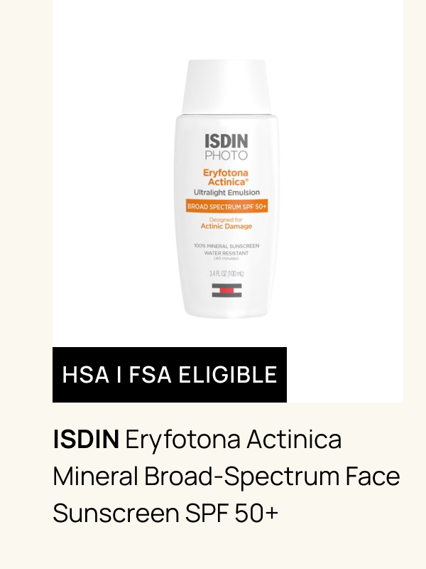 ISDIN Eryfotona Actinica Mineral Broad-Spectrum Face Sunscreen SPF 50+ (3.4 fl. Oz)