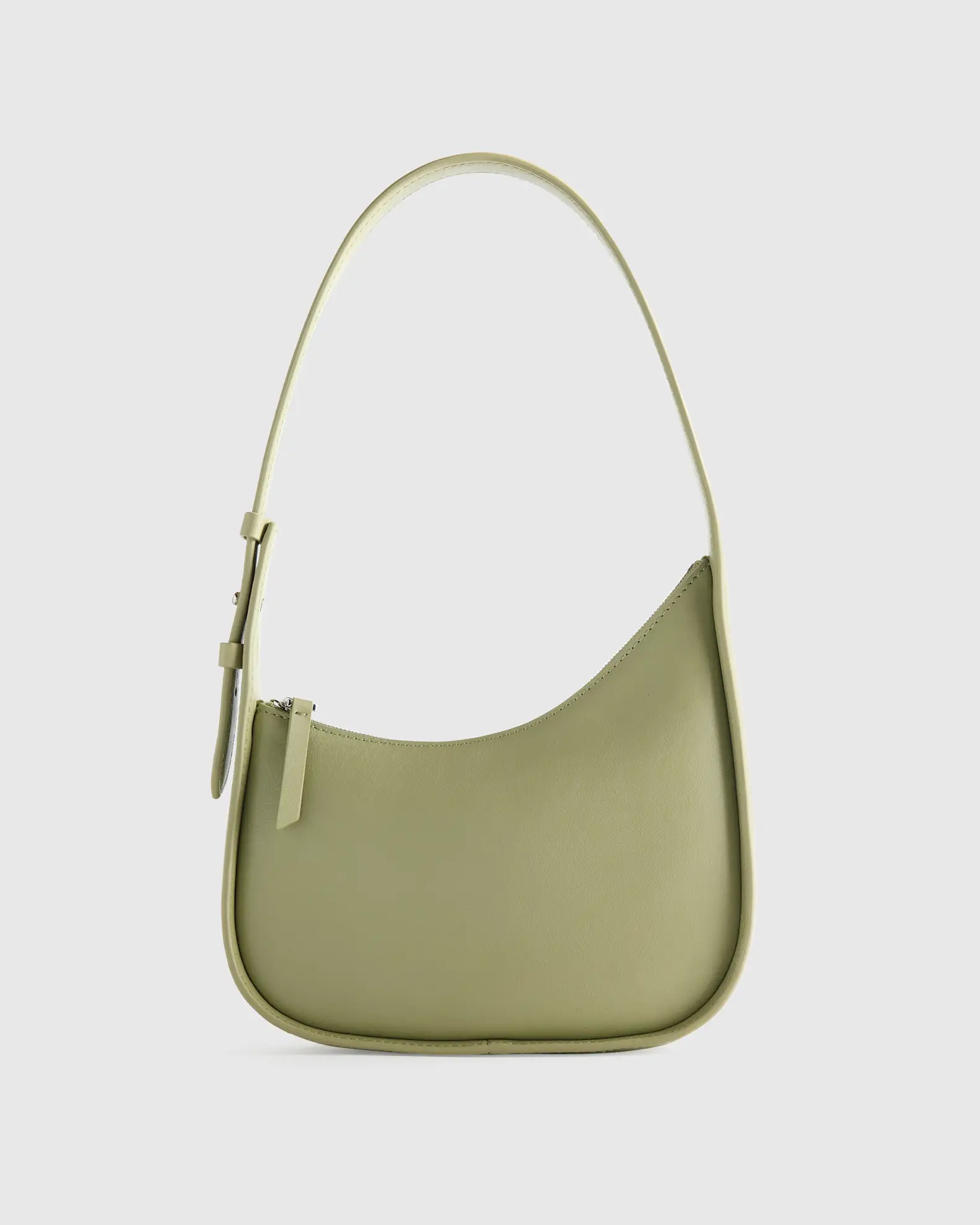 Italian Leather Asymmetrical Mini Shoulder Bag