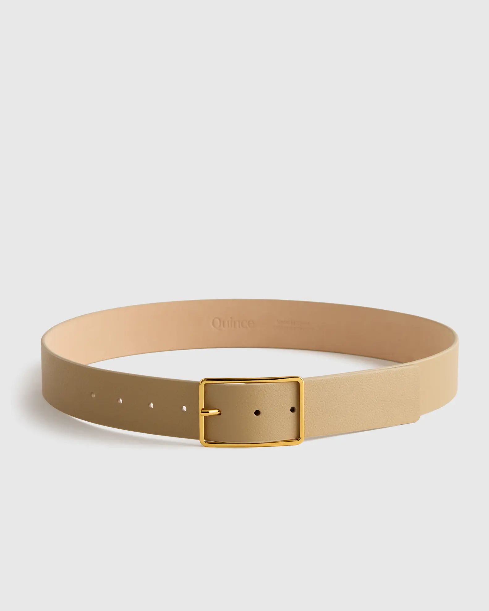 Siena Rectangle European Leather Belt