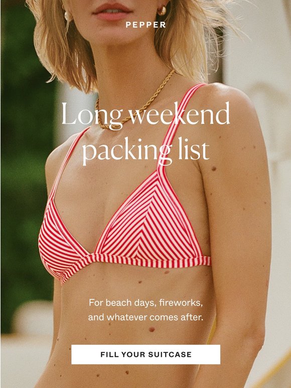 Your Holiday Weekend Edit