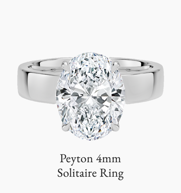 Peyton 4mm Solitaire Ring