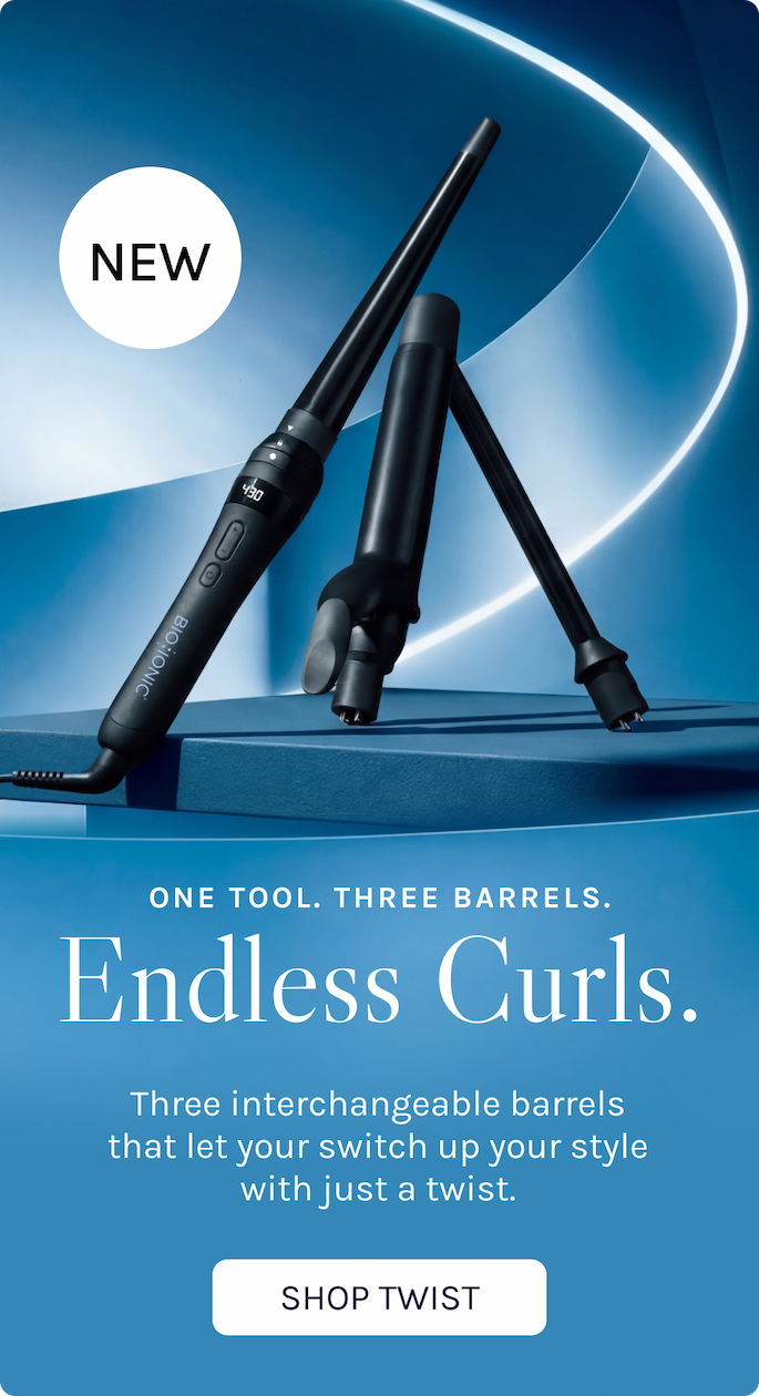 One Tool. Three Barrels. Endless Curls. NEW Twist Interchangable.  