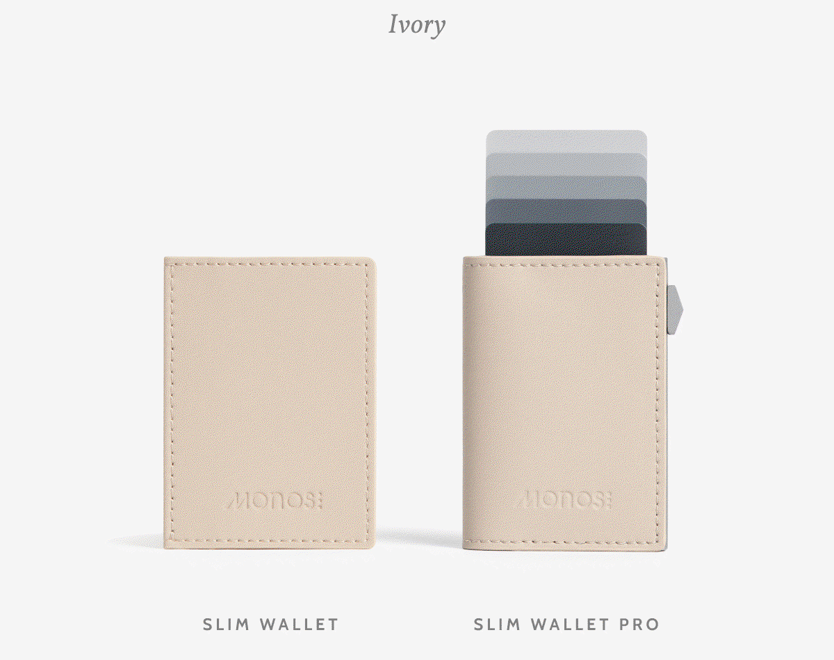 Slim Wallet. Slim Wallet Pro.