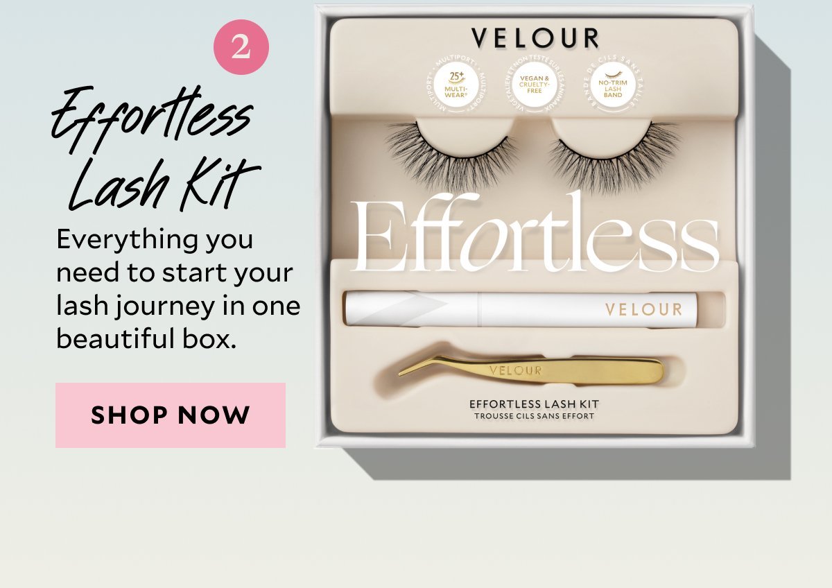 Effortless Lash Kit — everything you need to start your lash journey in one beautiful box.​