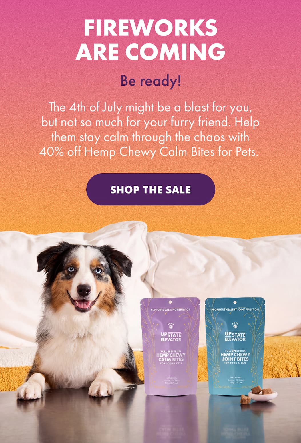 40% Off Hemp Chewy Calm Bites