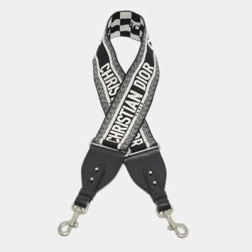 Bag Shoulder Strap Black/White