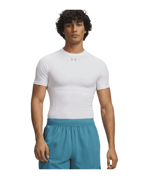 Under Armour HG Elite Comp. T-Shirt Weiß F100