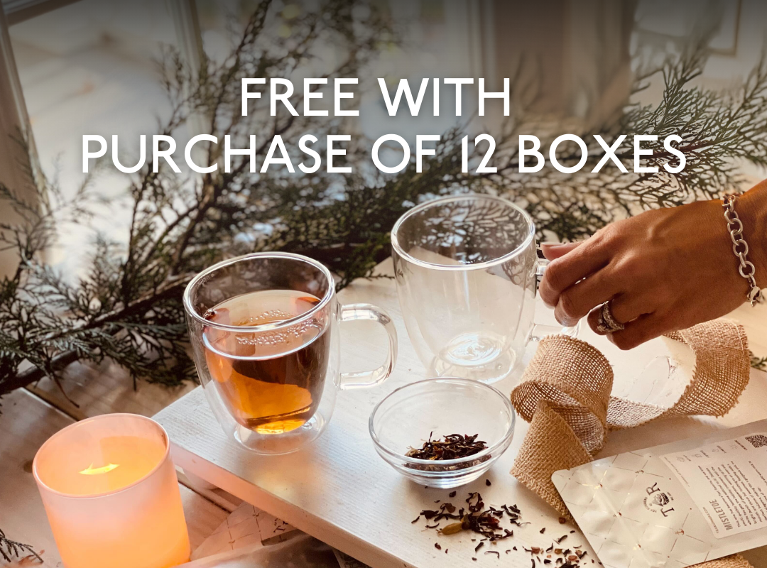 FREE Personal Glass Teapot AND Tea Cups with 12 Months Purchase