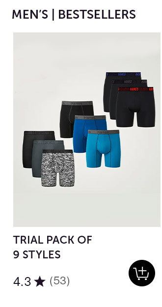 Hanes Men's Boxer Brief Variety Pack, 9-Pack
