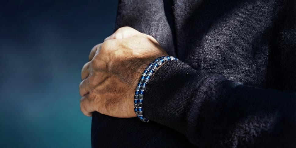 Labradorite bracelet detail