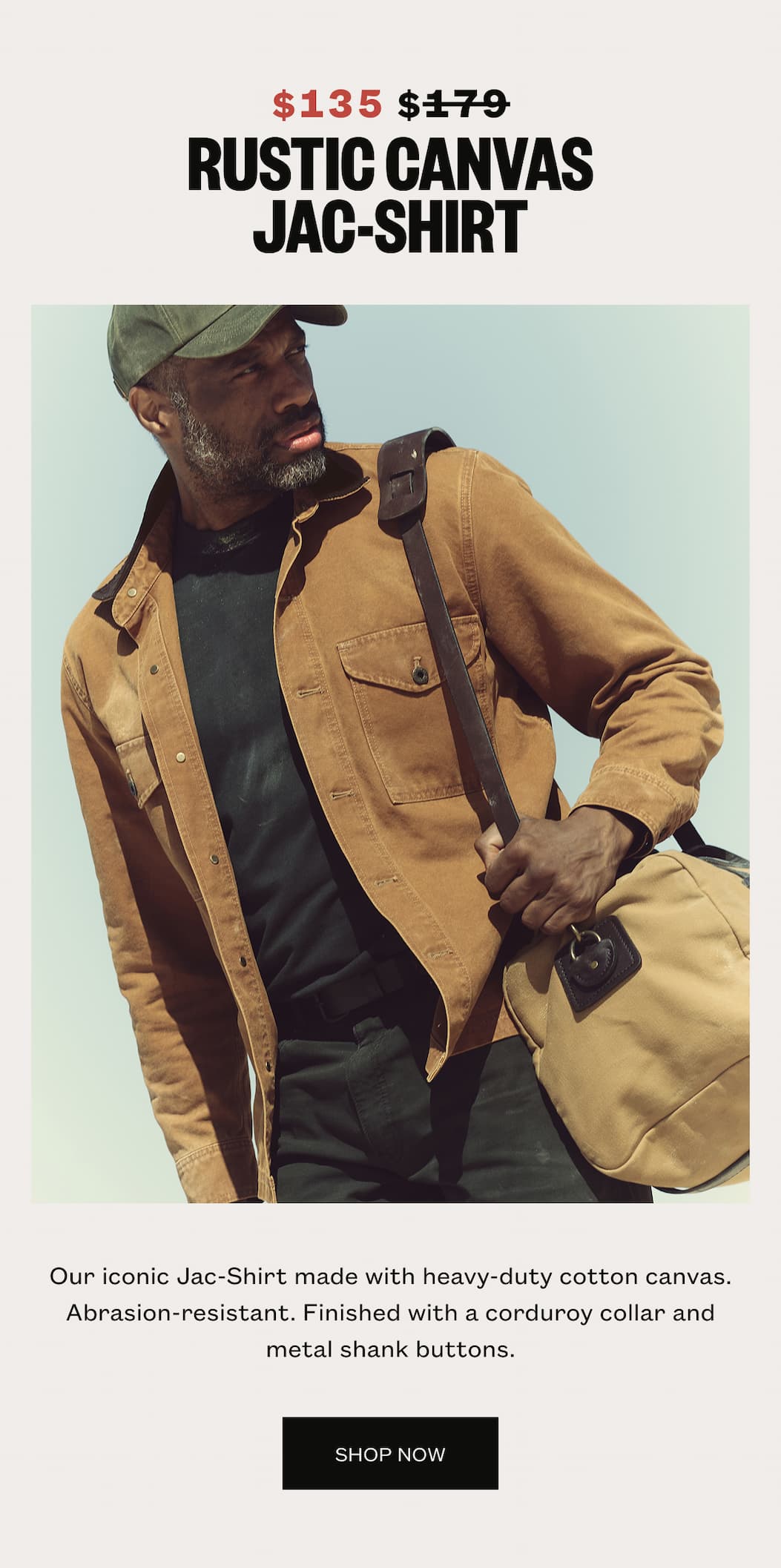 Rustic Canvas Jac-Shirt