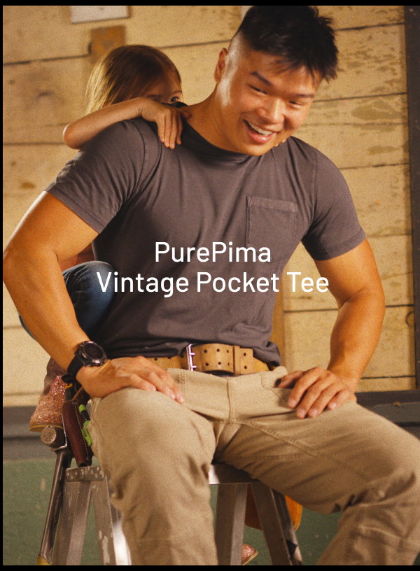 PurePima Vintage Pocket Tee