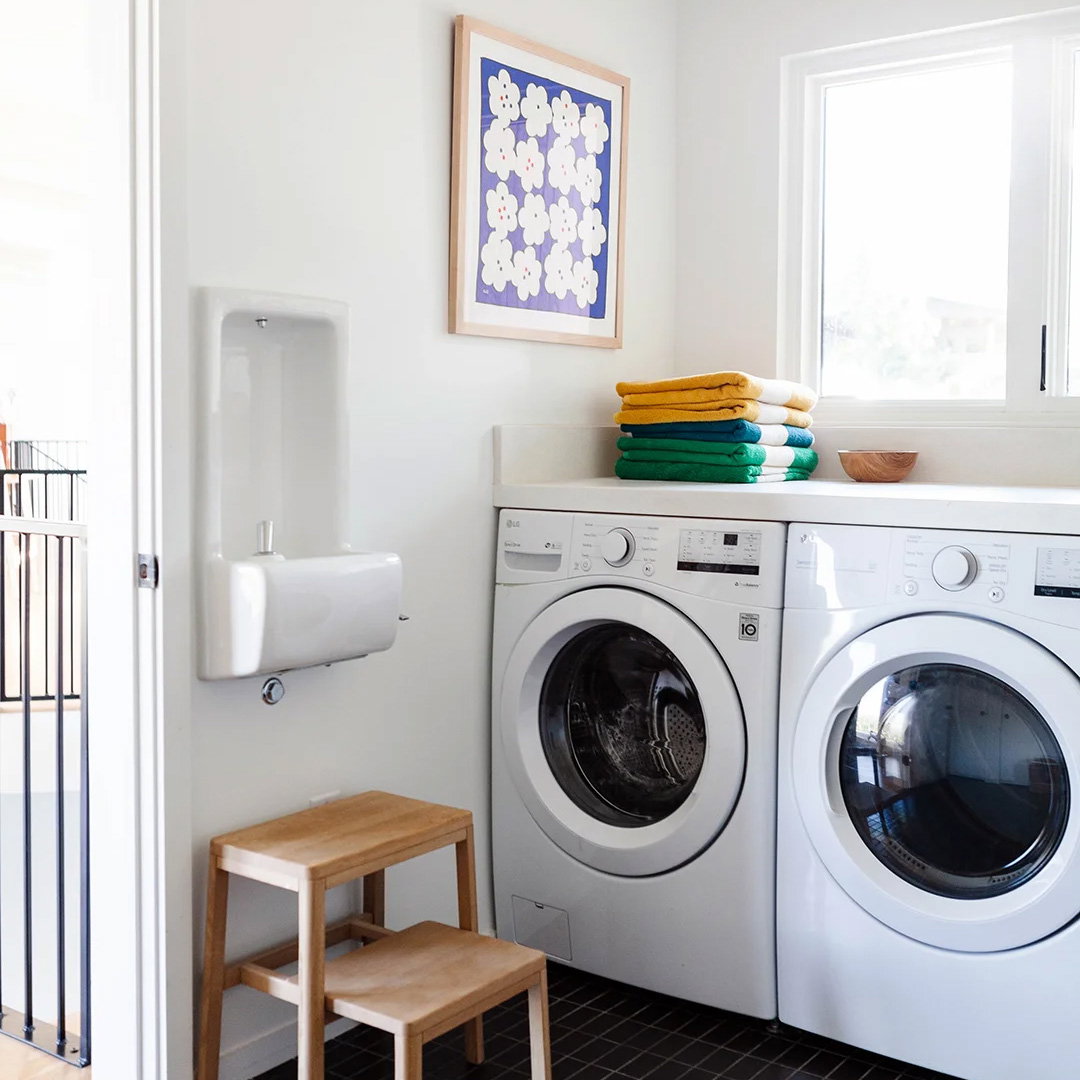 A Drying Rack That’s Always Out of the Way Upped This Utah Home’s Laundry Game