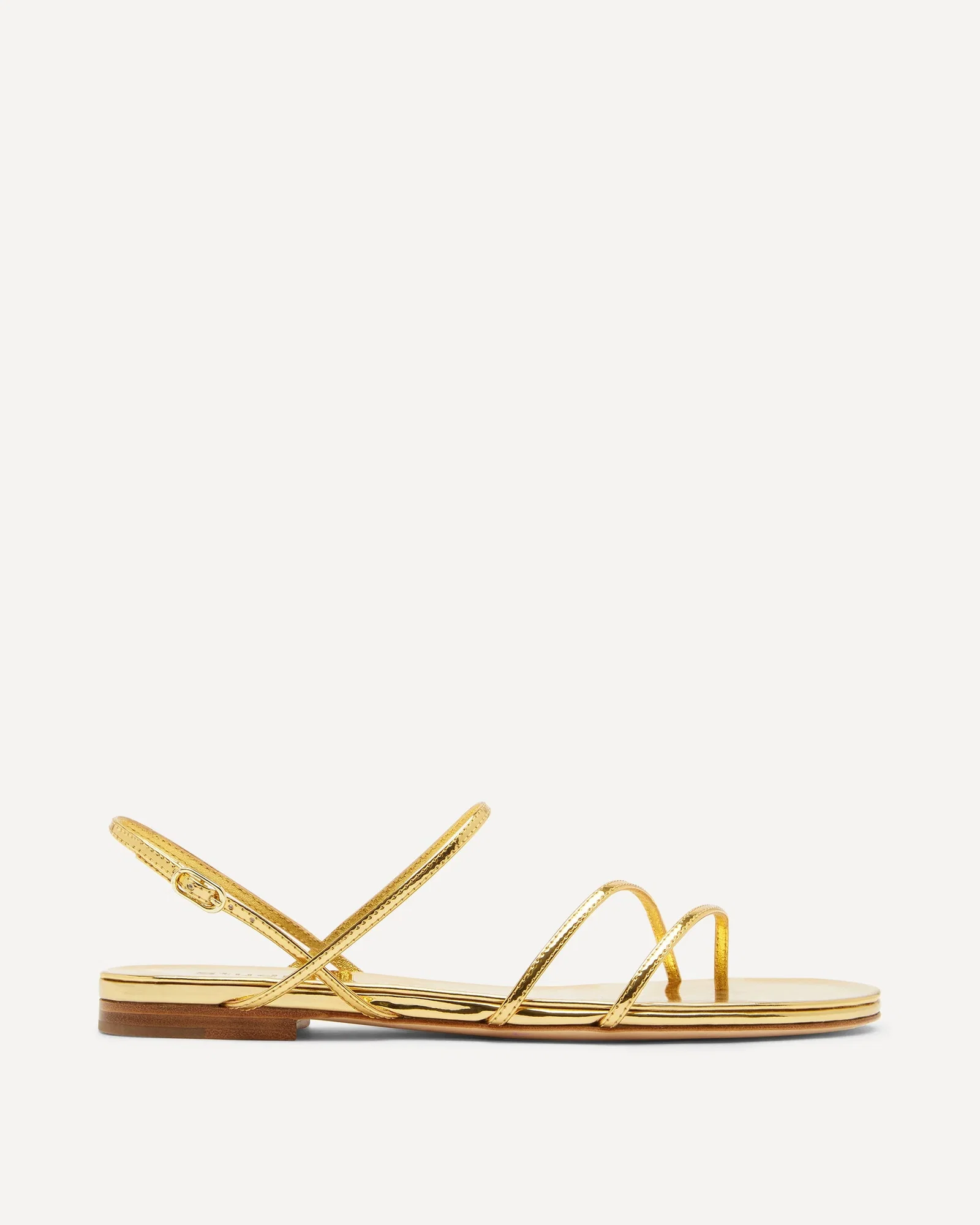 Image of Helix Flat Sandal | Gold