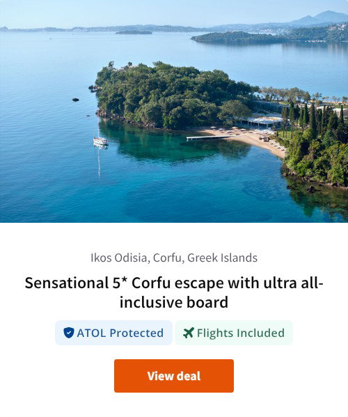 Sensational 5* Corfu escape with ultra all-inclusive board