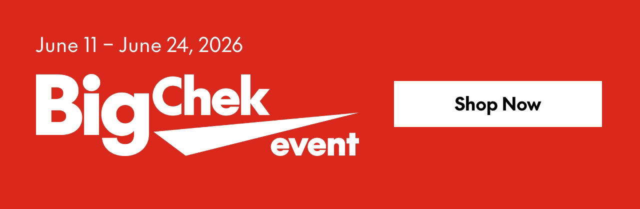 Big Chek Event
June 11 – June 24, 2026
Select brands and styles. 