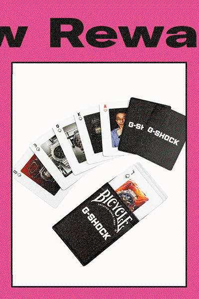 Grab these G-SHOCK x Bicycle Custom Playing Cards | Download the Zumiez app