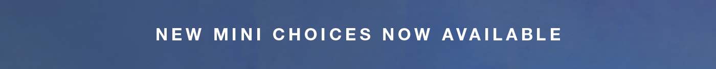 new mini choices now available