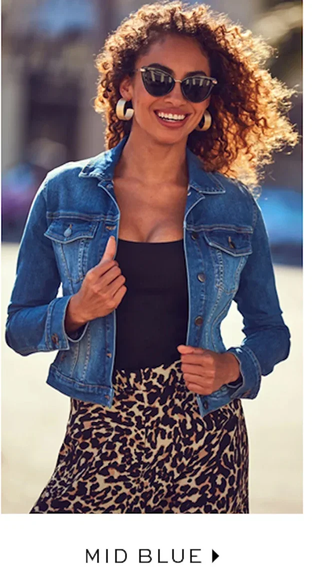 Mid Blue Denim Jacket
