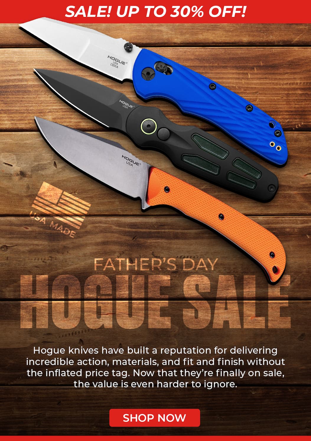 Hogue Father's Day Sale