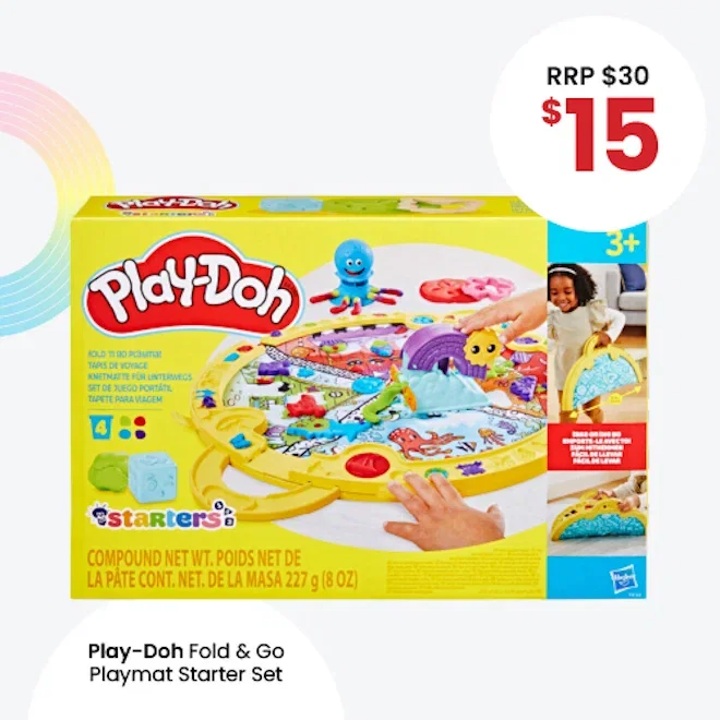 Play-Doh Fold & Go Playmat Starter Set