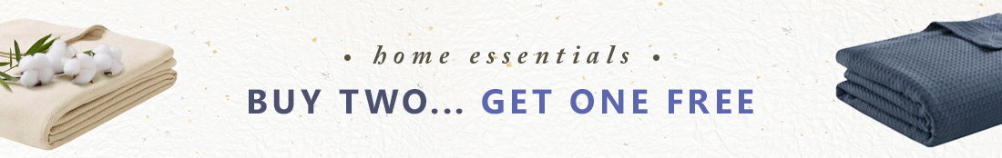 Home essentials: Buy Two Get One Free 