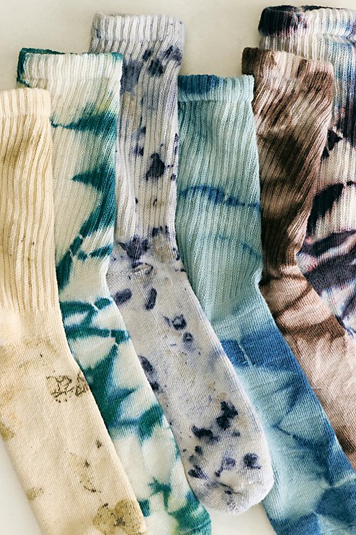 Natural Tie Dyed Socks