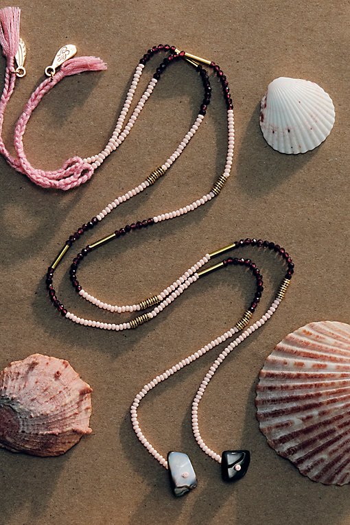Muse Semi Precious Short Beaded Necklace