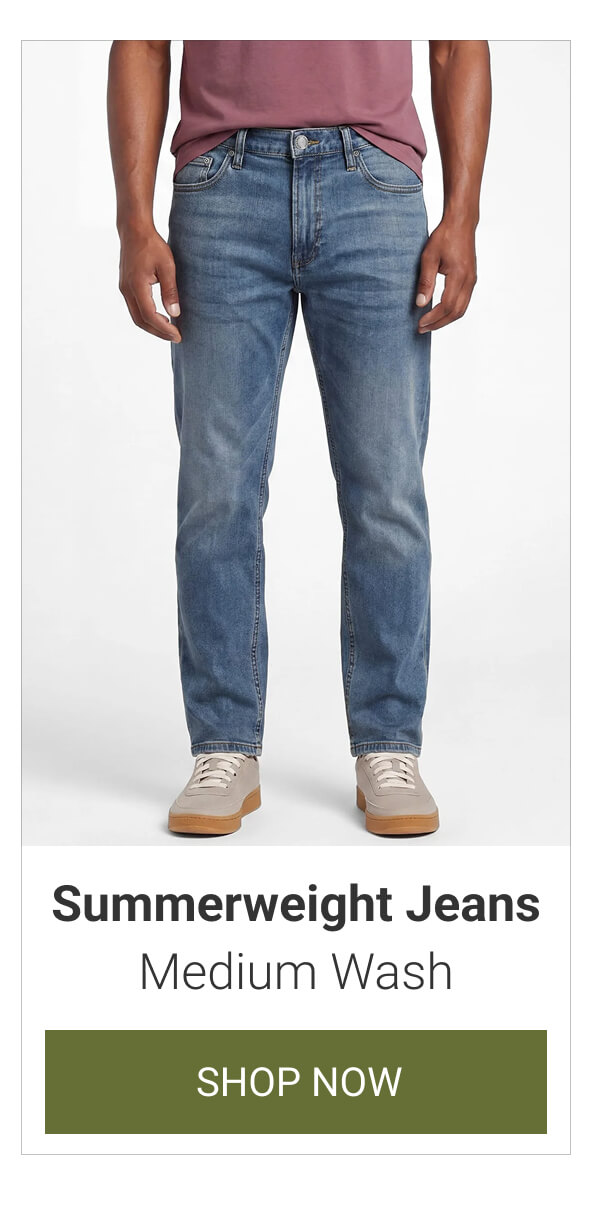 Medium Wash Summerweight Jeans