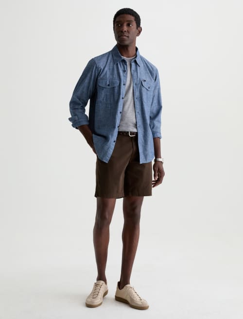 Wanderer Short in Sulfur Oak Barrel