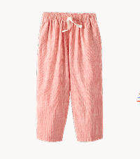 Barrel Beach Pants with Pockets | Sun Fire/Ecru