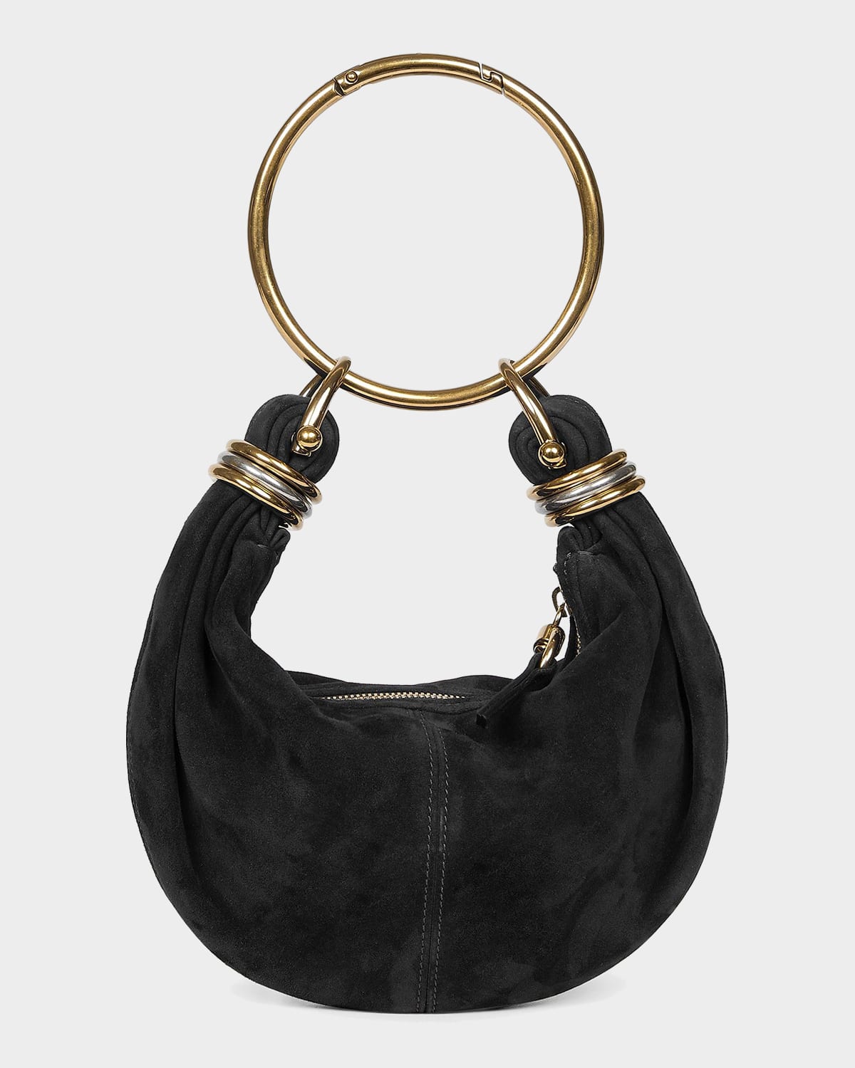Bracelet Hobo Bag in Suede