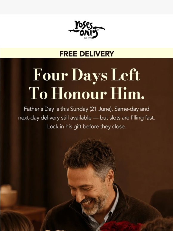 ⌛ Only Four Days Left! Don't Forget His Gift