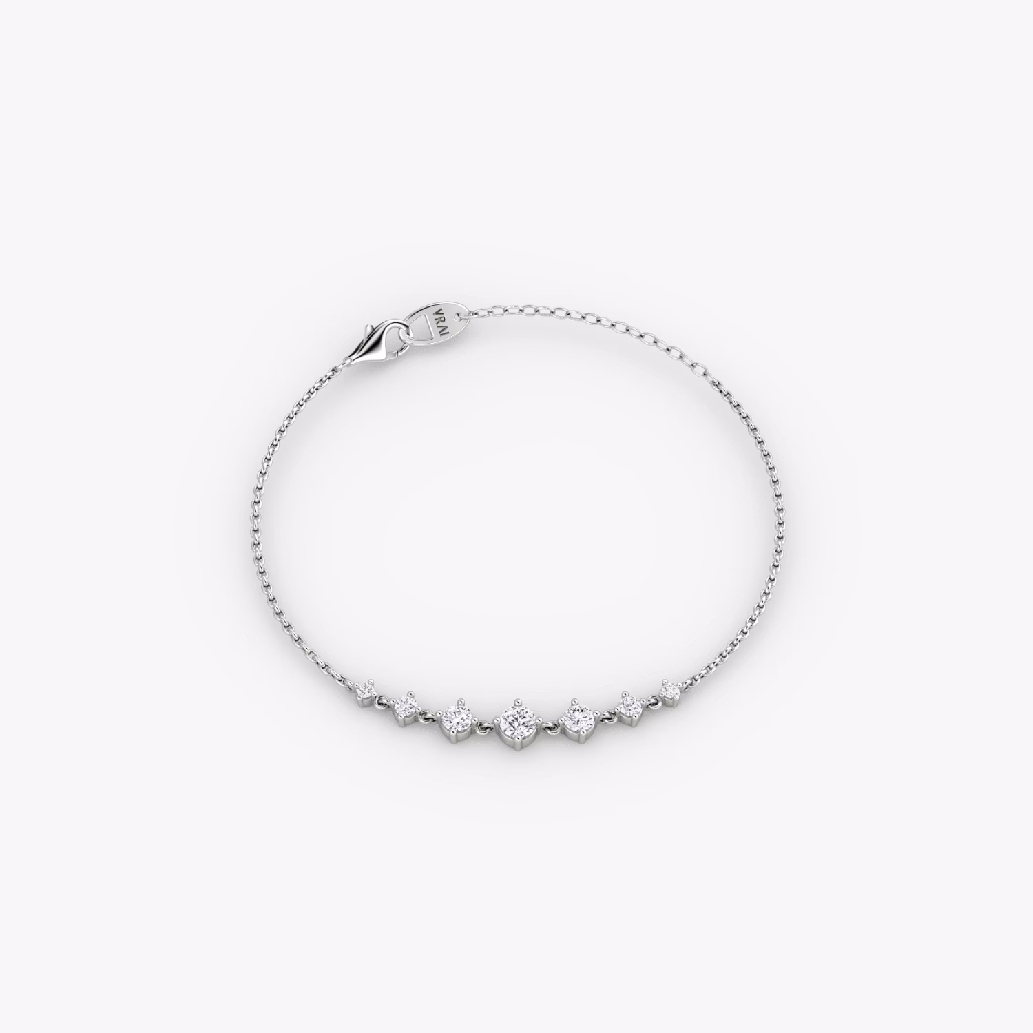 Linked tennis bracelet