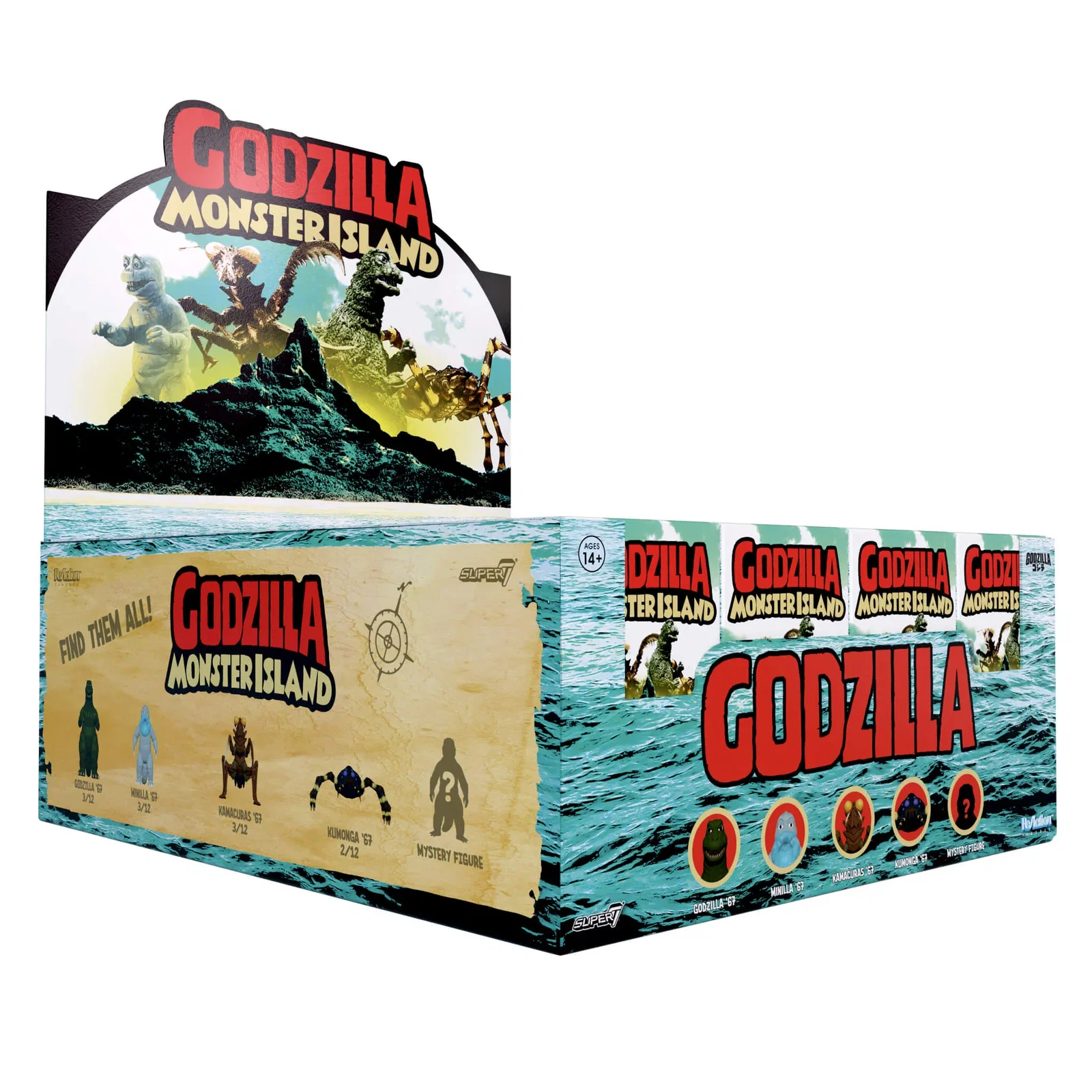 Image of Toho Blind Box Wave 13 (Showa Monster Island) - Blind Box Flat