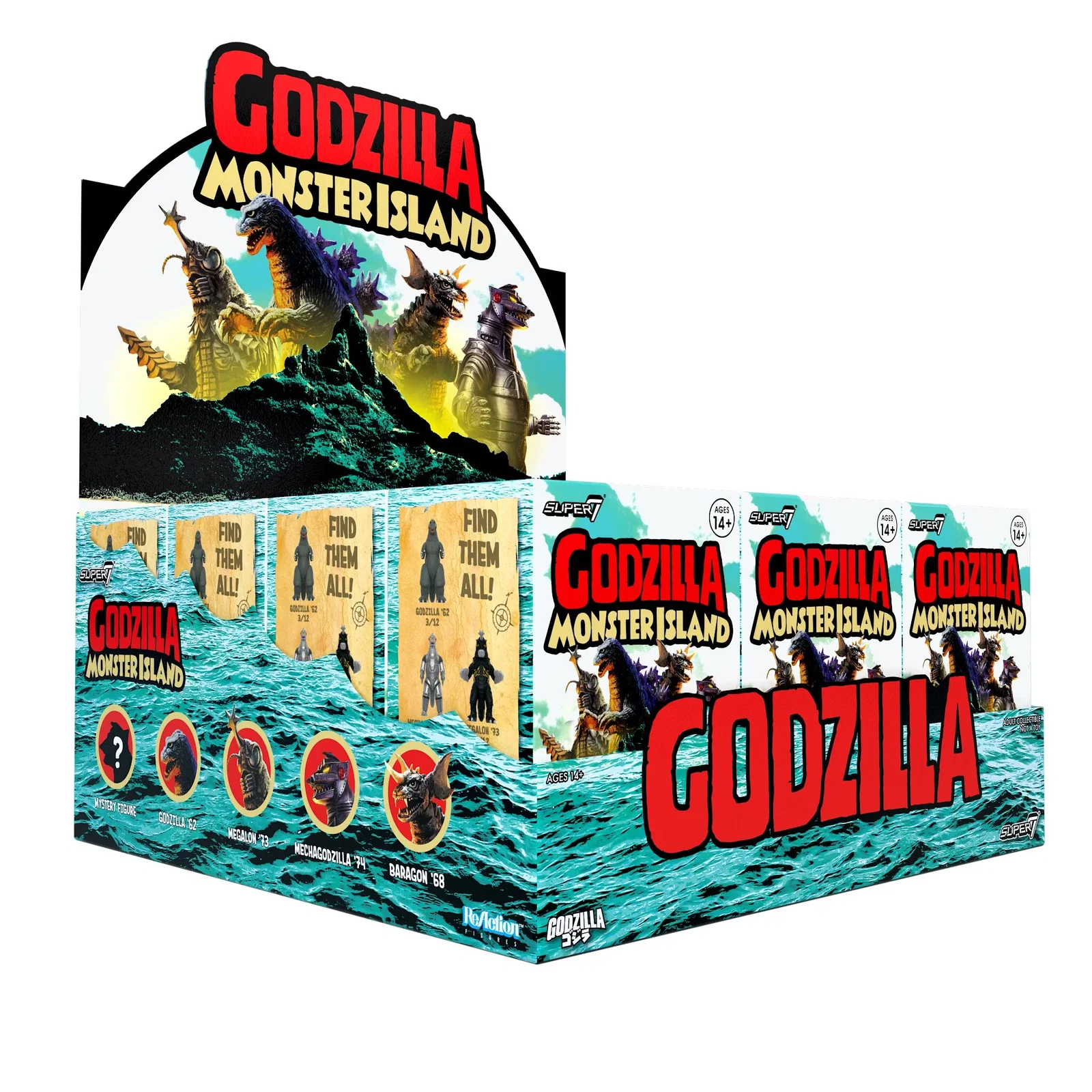 Image of Toho Blind Box Wave 07 (Monster Island) - Blind Box Flat